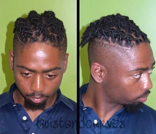 Medium Length Dread Styles for Short Dreads Male